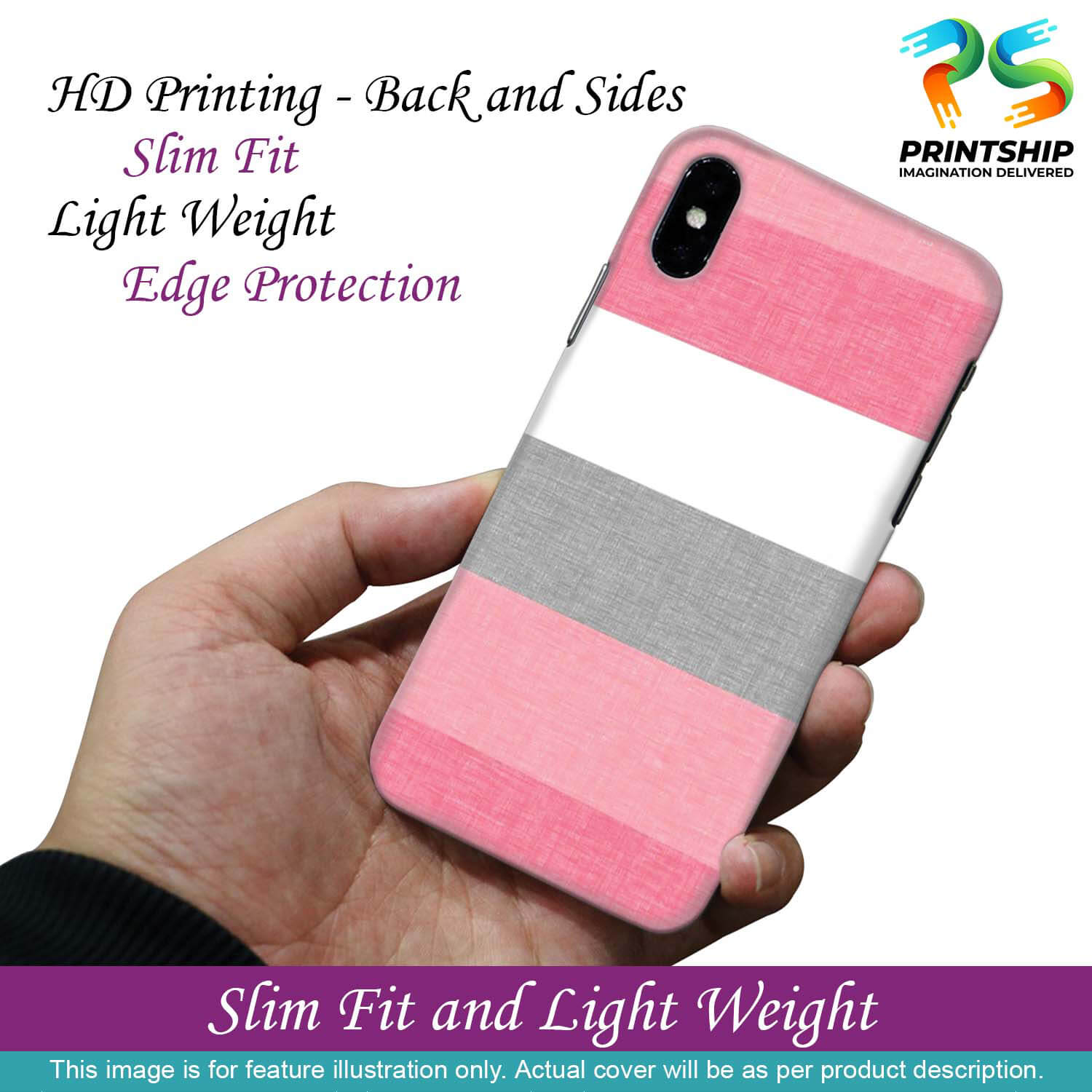 PS1314-Pinky Premium Pattern Back Cover for Xiaomi Redmi 9i