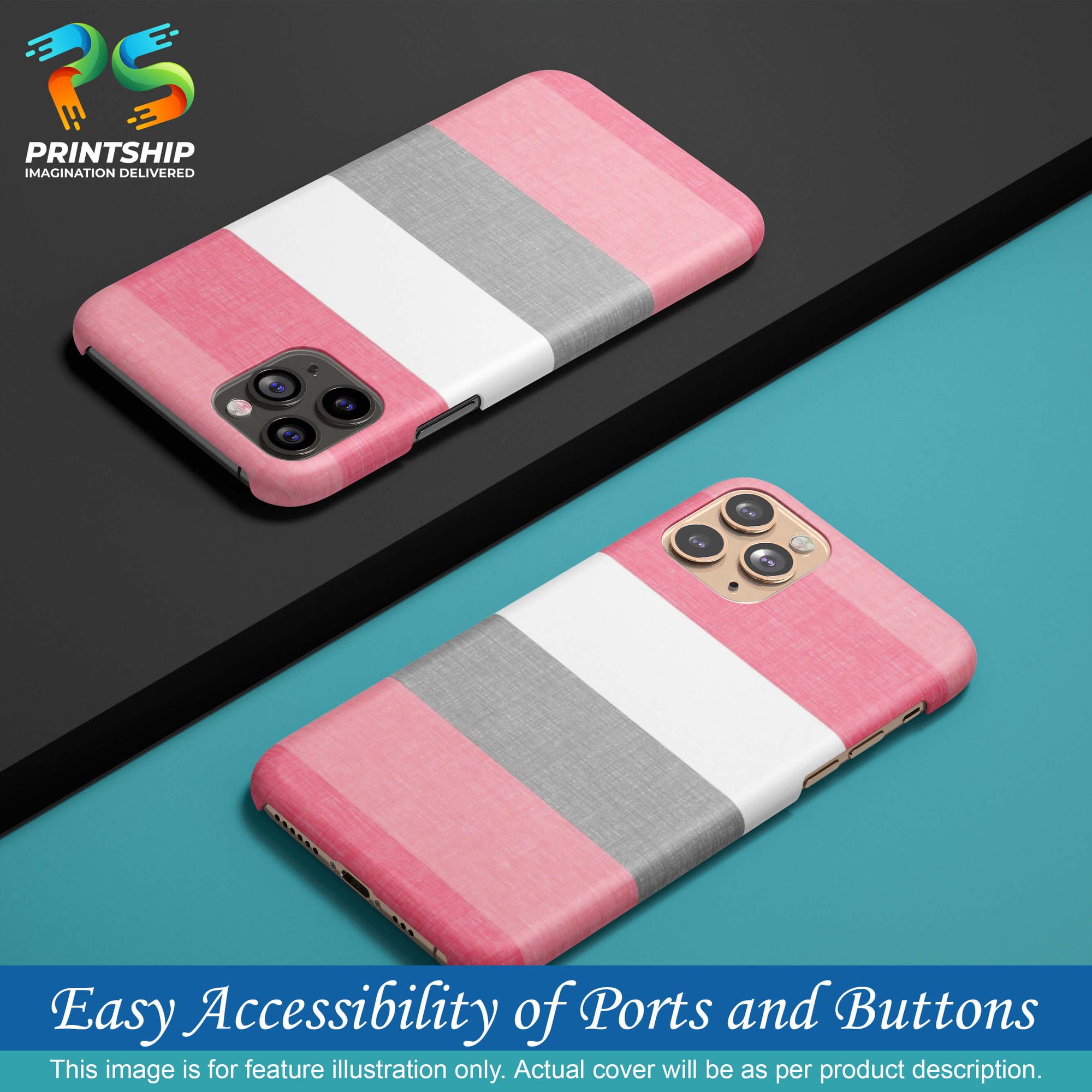 PS1314-Pinky Premium Pattern Back Cover for Realme V13 5G-Image5