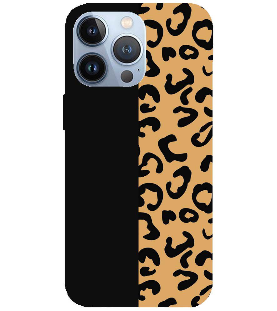 PS1315-Animal Black Pattern Back Cover for Apple iPhone 13 Pro