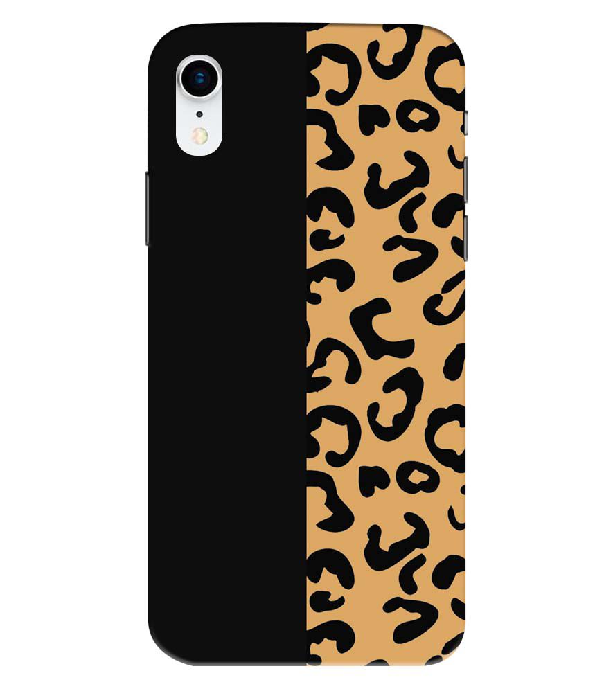 PS1315-Animal Black Pattern Back Cover for Apple iPhone XR