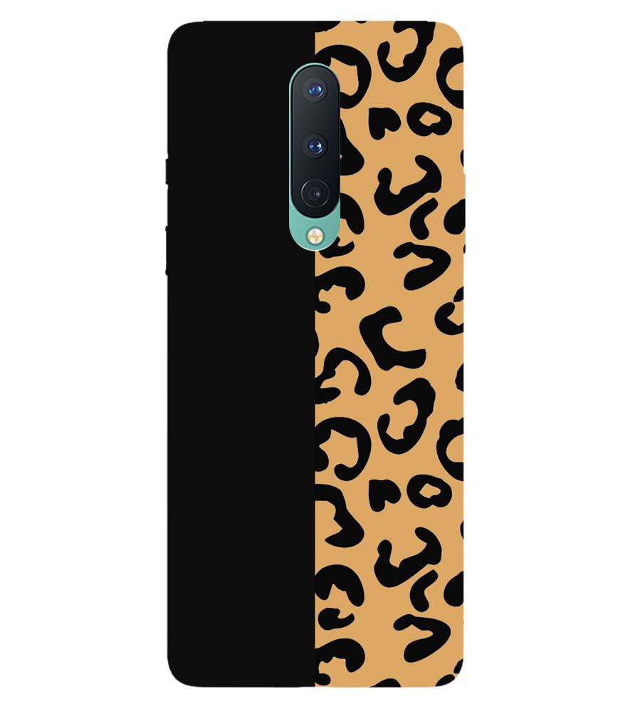 PS1315-Animal Black Pattern Back Cover for OnePlus 8