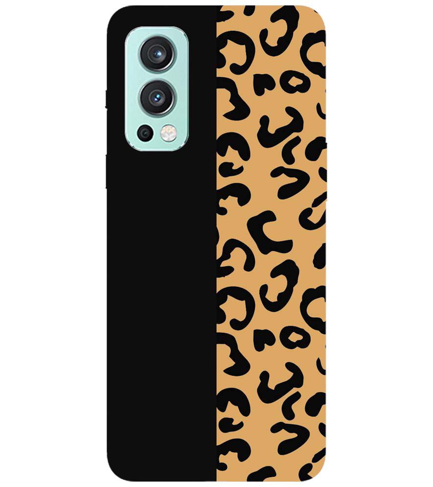 PS1315-Animal Black Pattern Back Cover for OnePlus Nord 2 5G