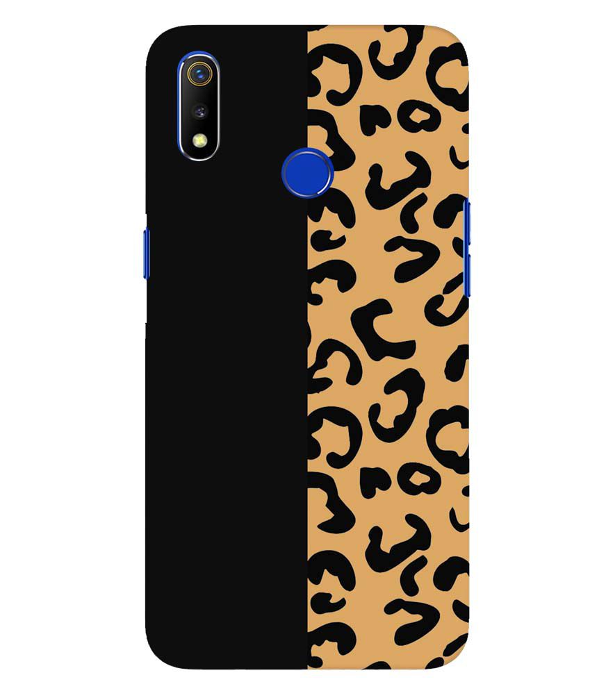 PS1315-Animal Black Pattern Back Cover for Oppo Realme 3