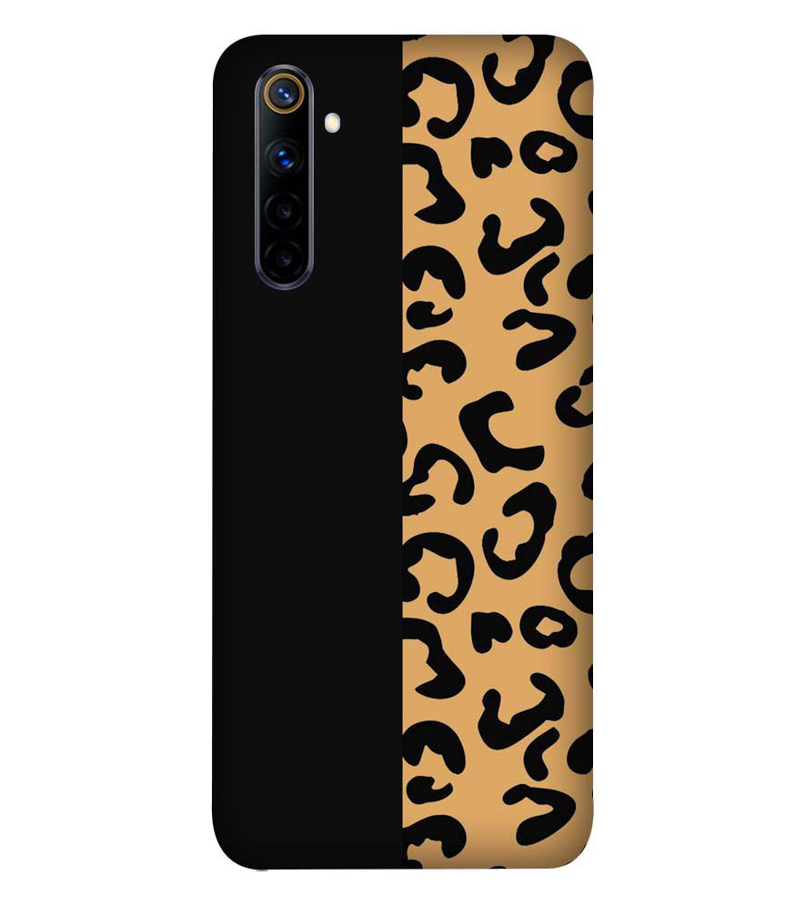 PS1315-Animal Black Pattern Back Cover for Realme 6i