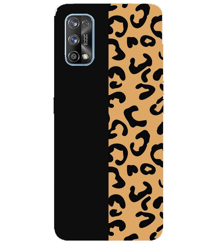 PS1315-Animal Black Pattern Back Cover for Realme 7 Pro