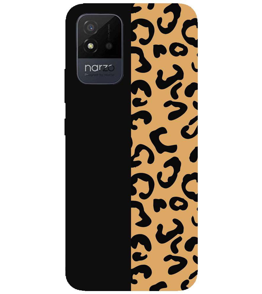 PS1315-Animal Black Pattern Back Cover for Realme Narzo 50i