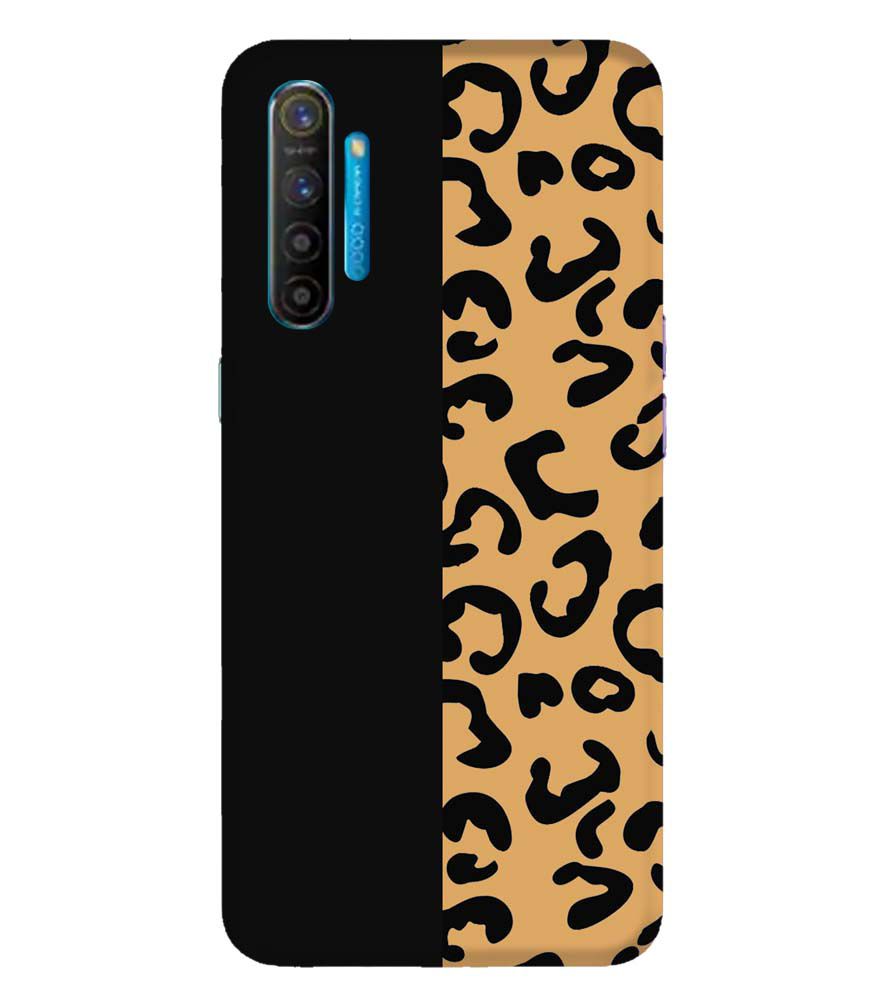 PS1315-Animal Black Pattern Back Cover for Realme X2