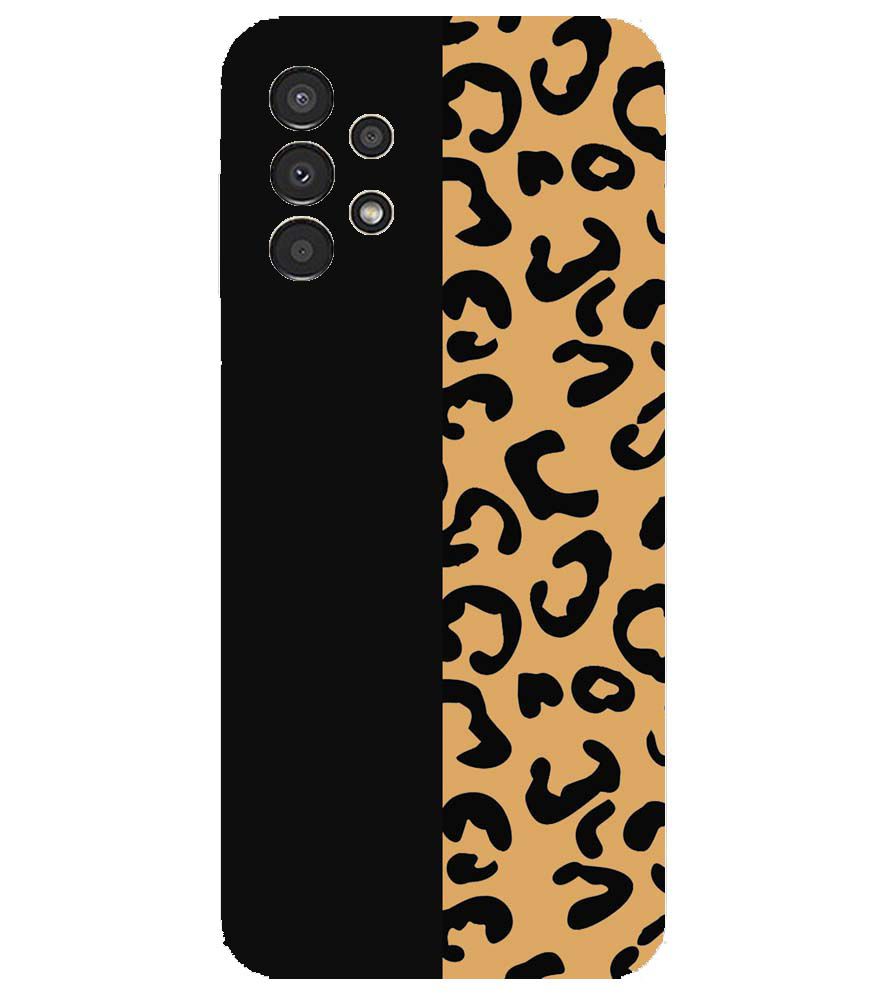 PS1315-Animal Black Pattern Back Cover for Samsung Galaxy A13