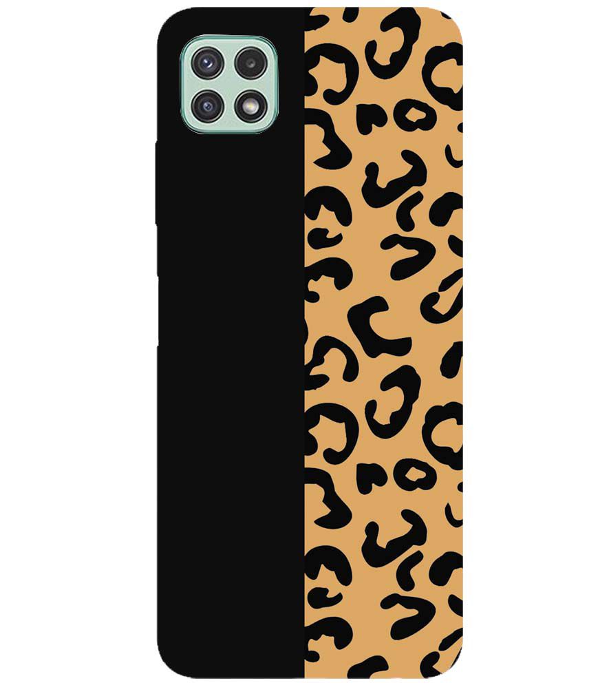 PS1315-Animal Black Pattern Back Cover for Samsung Galaxy A22 5G