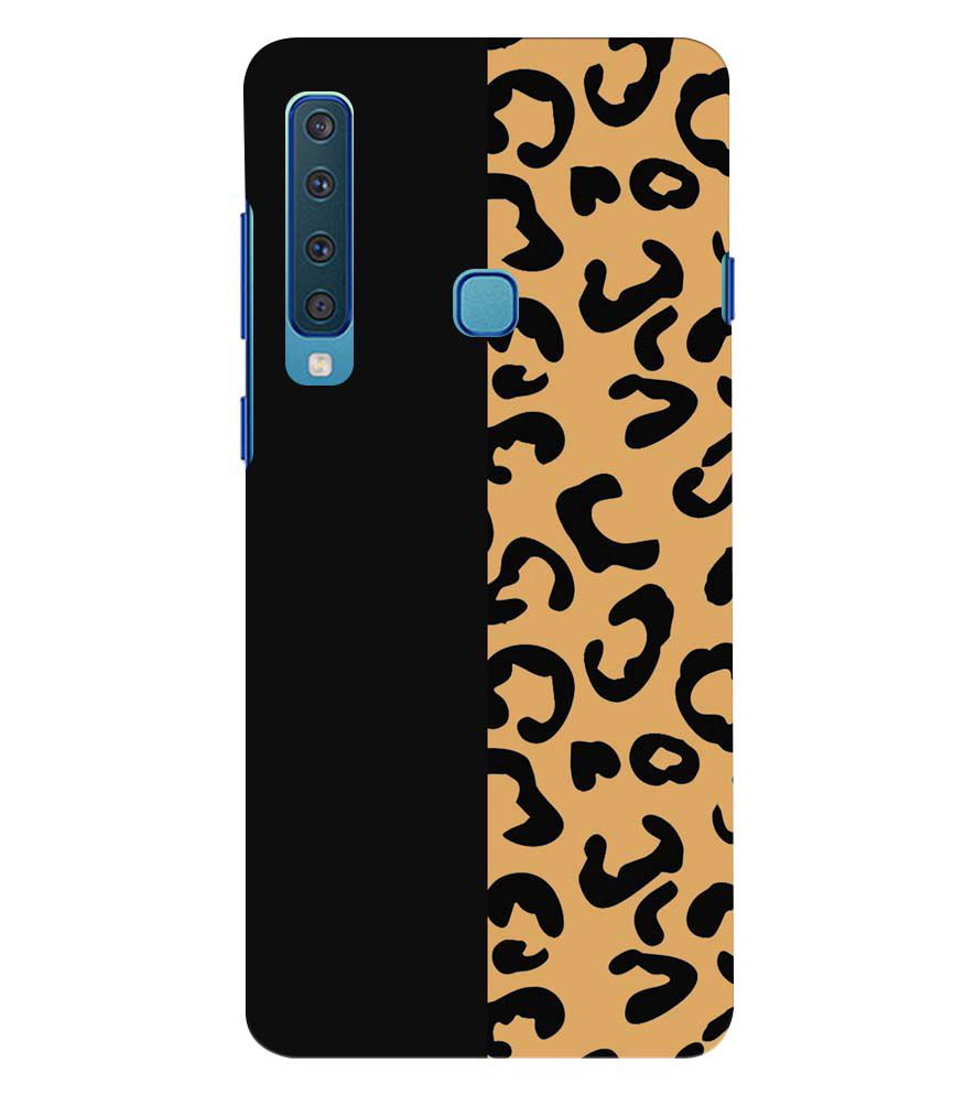 PS1315-Animal Black Pattern Back Cover for Samsung Galaxy A9 (2018)