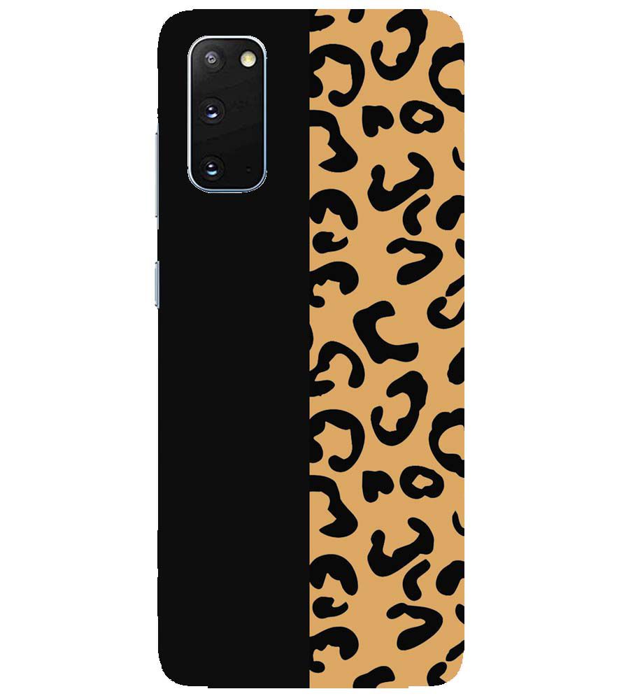 PS1315-Animal Black Pattern Back Cover for Samsung Galaxy S20 5G