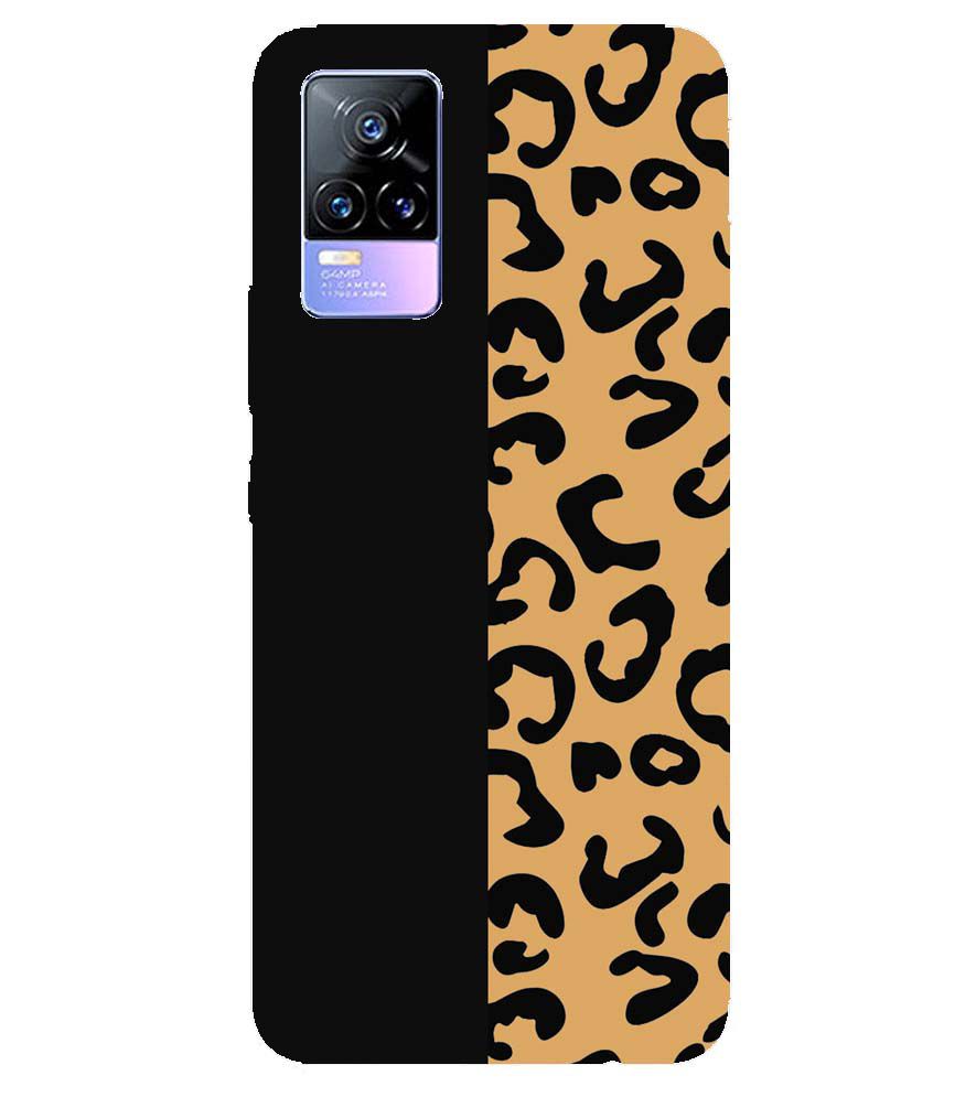 PS1315-Animal Black Pattern Back Cover for vivo Y73