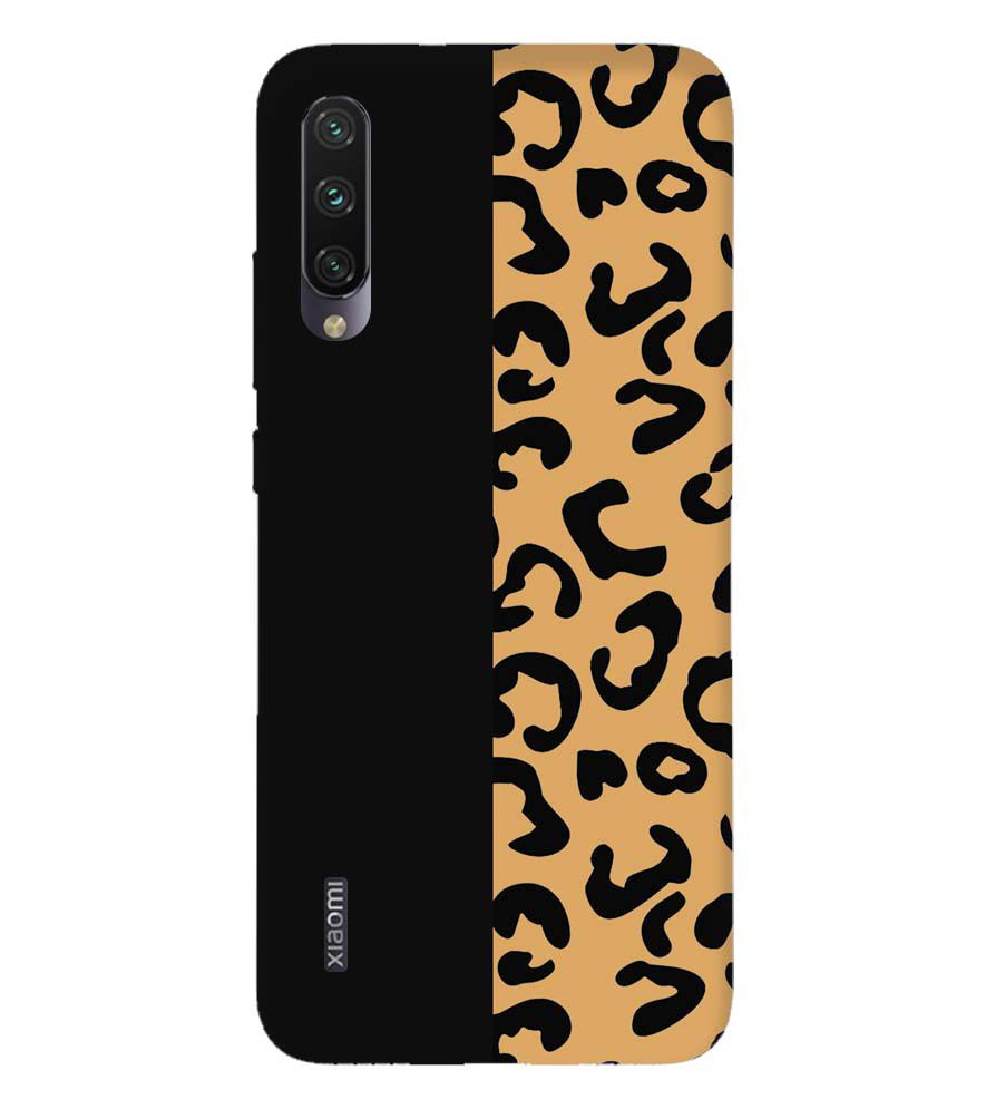 PS1315-Animal Black Pattern Back Cover for Xiaomi Mi A3