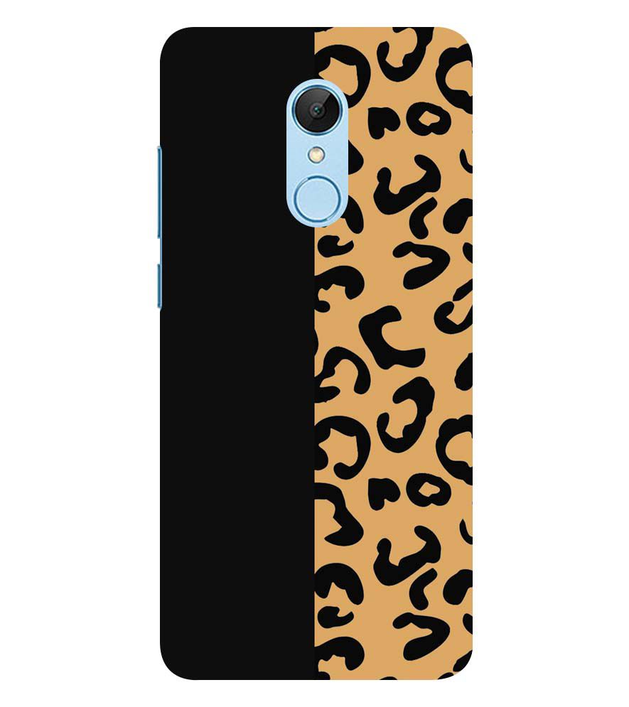 PS1315-Animal Black Pattern Back Cover for Xiaomi Redmi 5