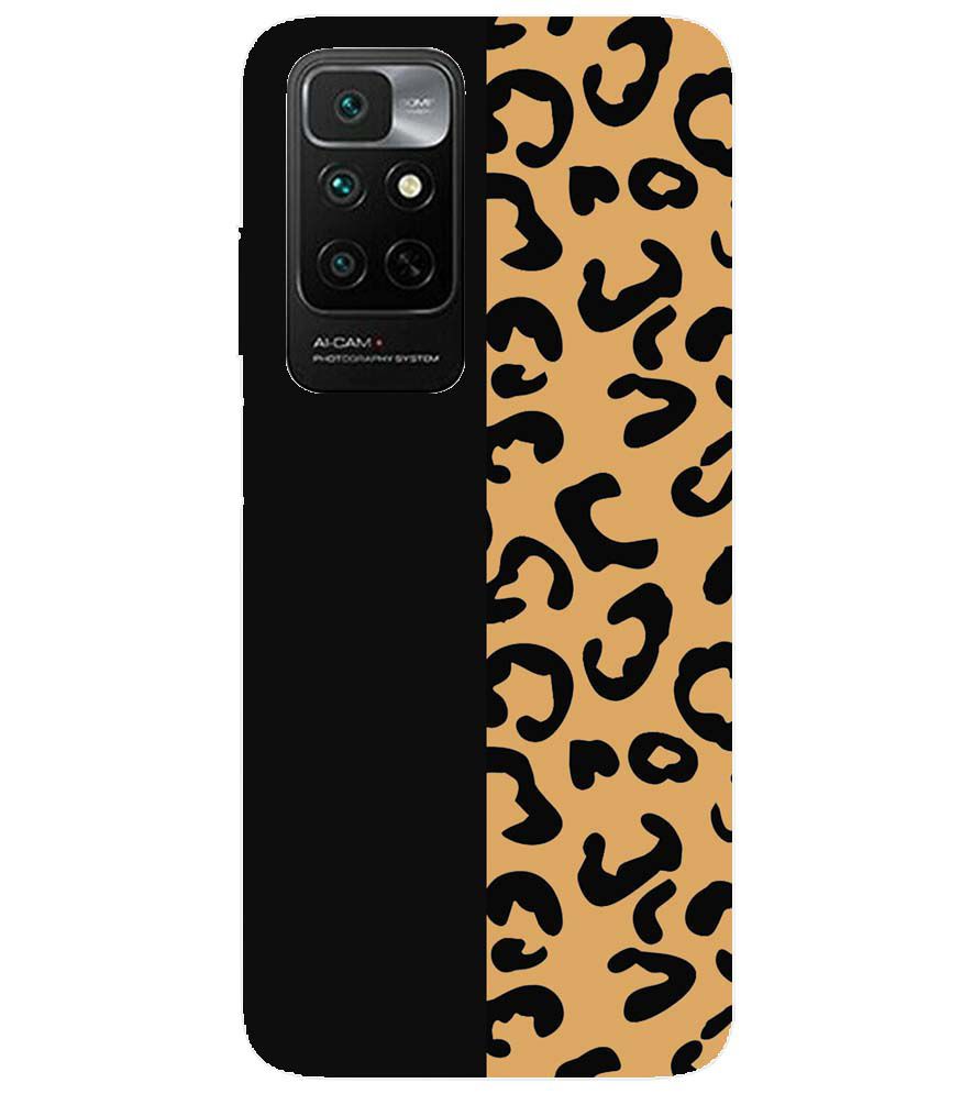 PS1315-Animal Black Pattern Back Cover for Xiaomi Redmi Note 11 4G