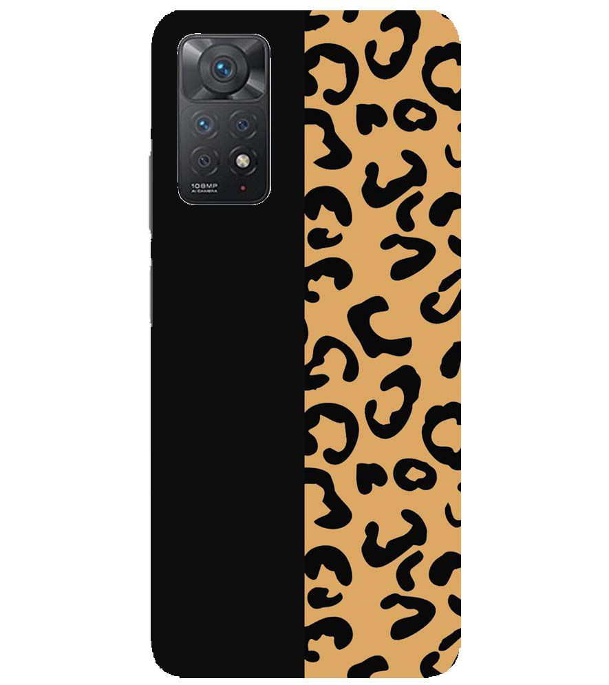 PS1315-Animal Black Pattern Back Cover for Xiaomi Redmi Note 11 Pro