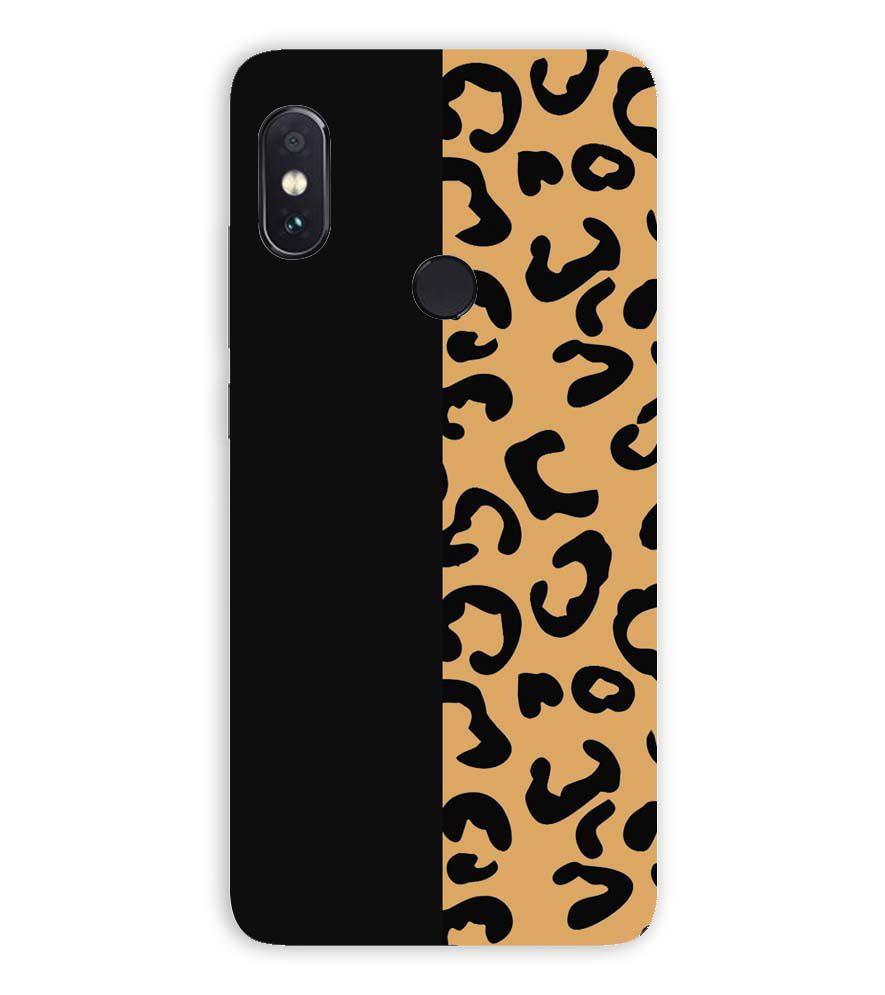 PS1315-Animal Black Pattern Back Cover for Xiaomi Redmi Note 5 Pro