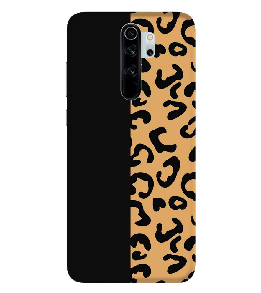 PS1315-Animal Black Pattern Back Cover for Xiaomi Redmi Note 8 Pro