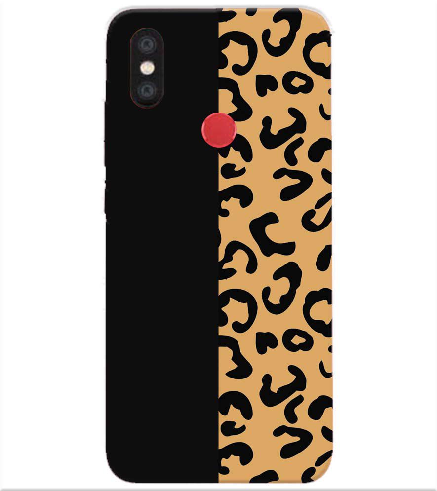 PS1315-Animal Black Pattern Back Cover for Xiaomi Redmi Y2