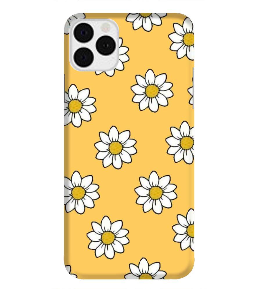 PS1316-White Sunflower Back Cover for Apple iPhone 11 Pro