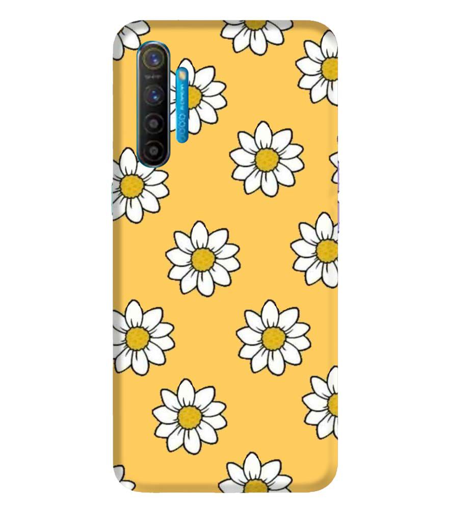 PS1316-White Sunflower Back Cover for Oppo K5