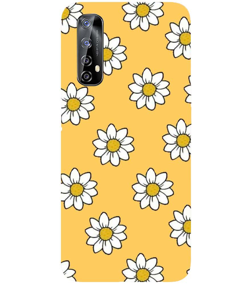 PS1316-White Sunflower Back Cover for Realme 7