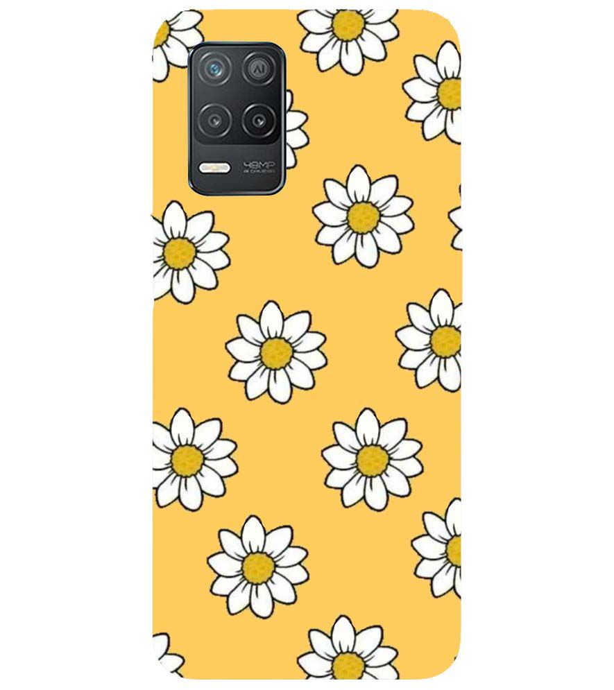 PS1316-White Sunflower Back Cover for Realme 9 5G