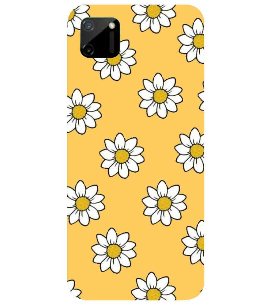 PS1316-White Sunflower Back Cover for Realme C11