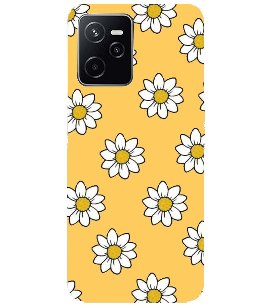 PS1316-White Sunflower Back Cover for Realme C35