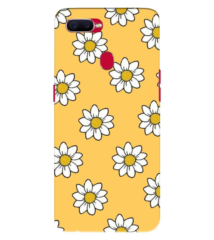 PS1316-White Sunflower Back Cover for Realme U1