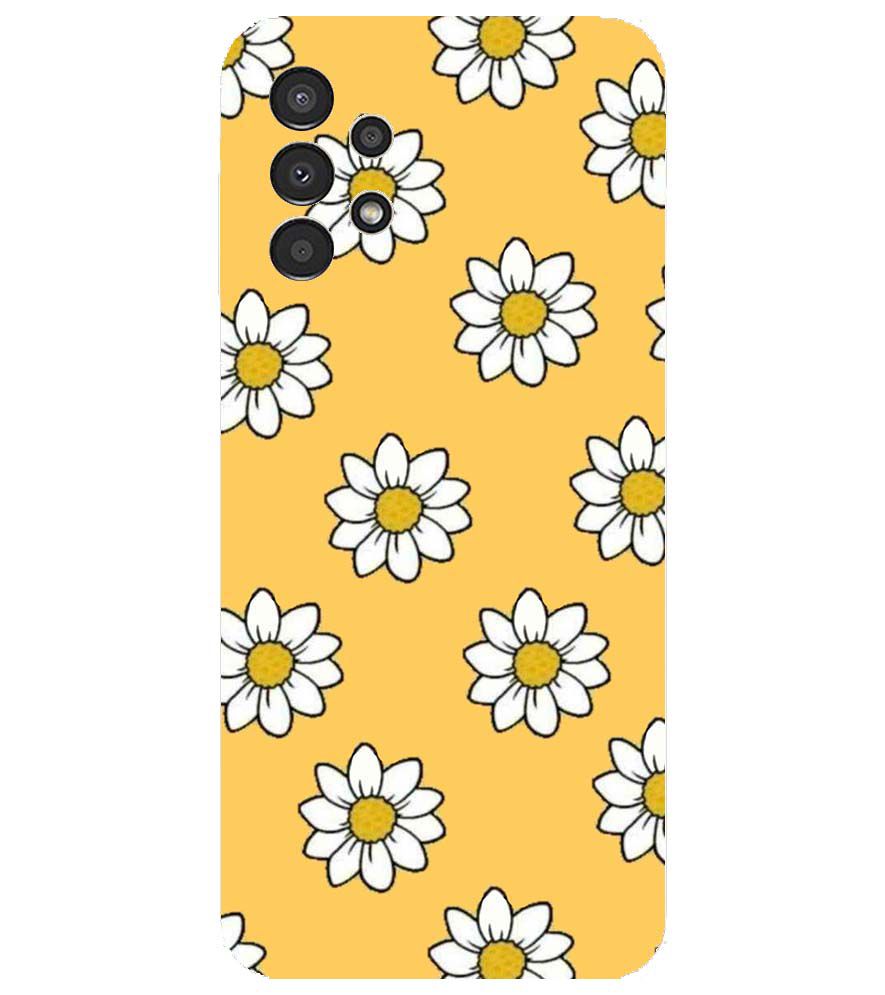 PS1316-White Sunflower Back Cover for Samsung Galaxy A13