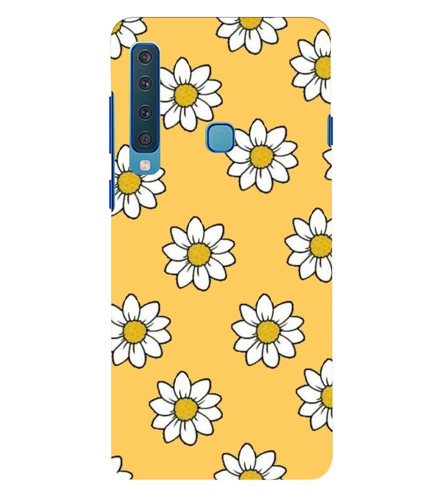 PS1316-White Sunflower Back Cover for Samsung Galaxy A9 (2018)