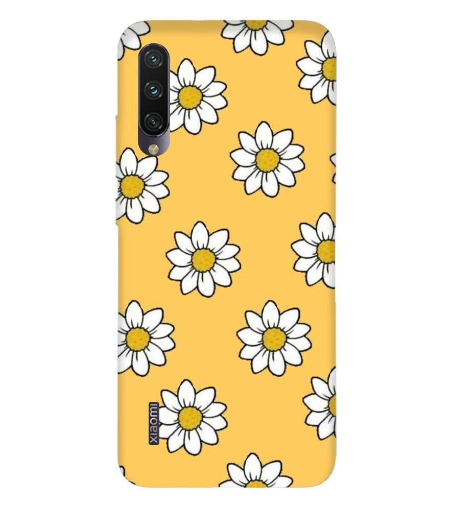 PS1316-White Sunflower Back Cover for Xiaomi Mi A3