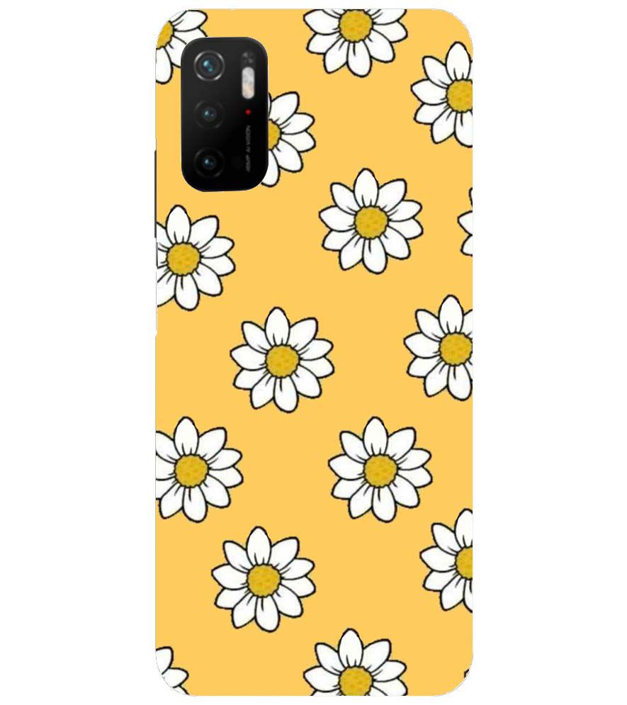 PS1316-White Sunflower Back Cover for Xiaomi Poco M3 Pro 5G