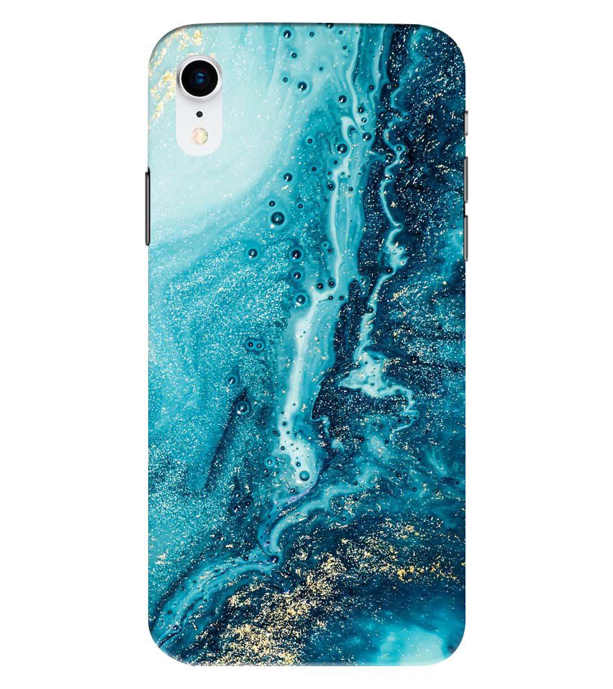 PS1317-Blue Marbles Back Cover for Apple iPhone XR