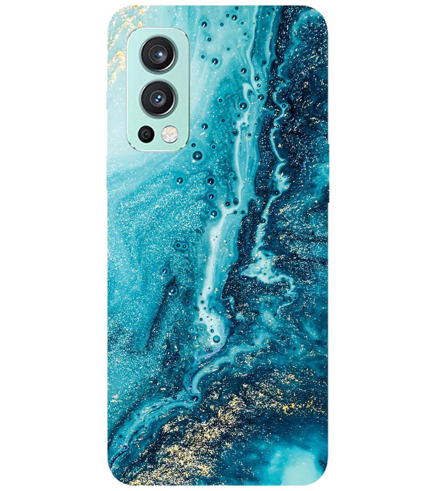 PS1317-Blue Marbles Back Cover for OnePlus Nord 2 5G