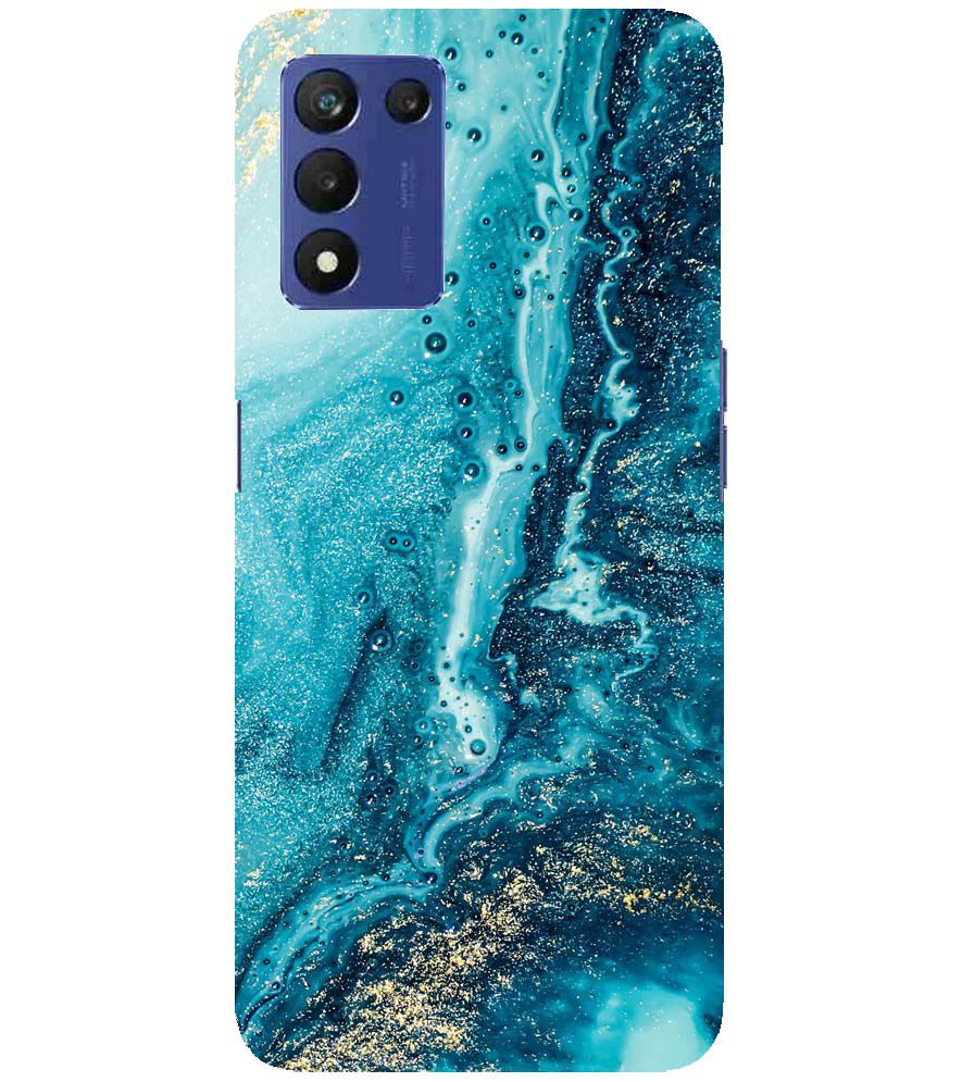 PS1317-Blue Marbles Back Cover for Realme 9 5G Speed