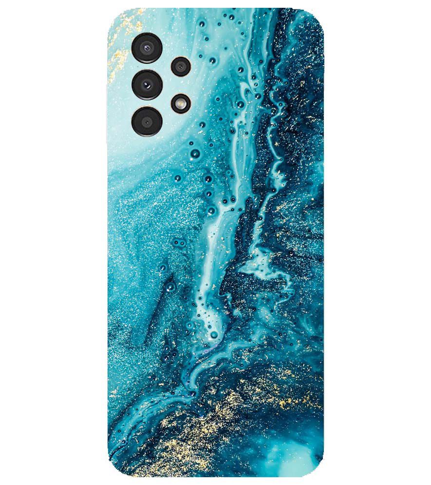 PS1317-Blue Marbles Back Cover for Samsung Galaxy A13