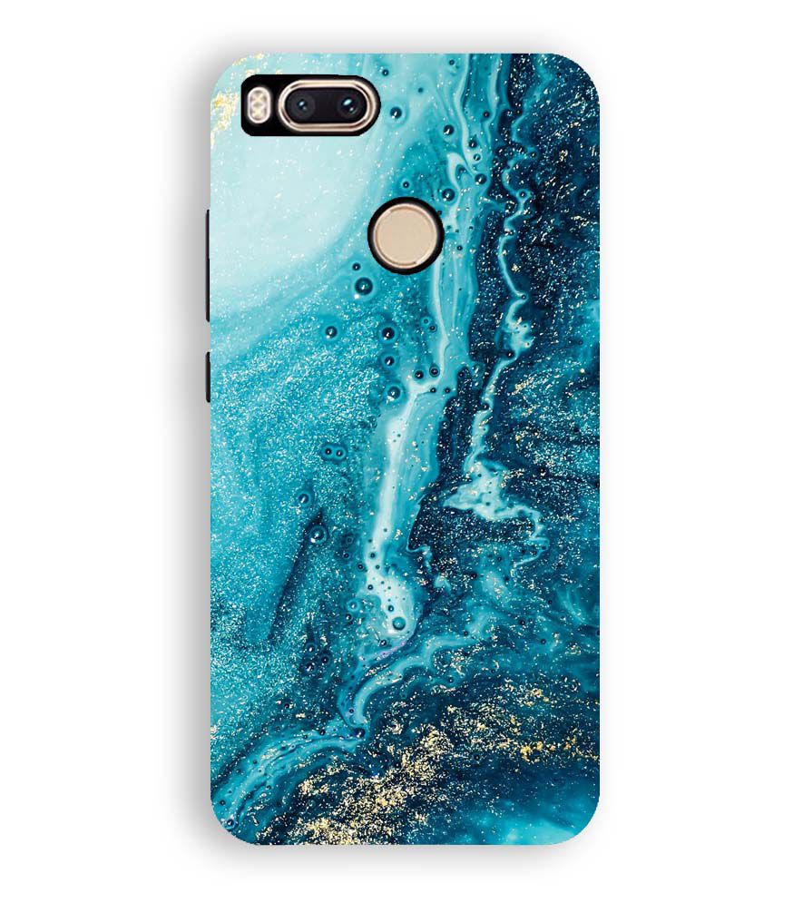 PS1317-Blue Marbles Back Cover for Xiaomi Redmi A1