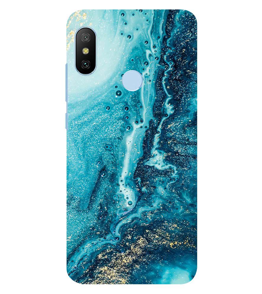 PS1317-Blue Marbles Back Cover for Xiaomi Redmi A2