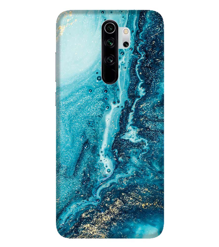 PS1317-Blue Marbles Back Cover for Xiaomi Redmi Note 8 Pro