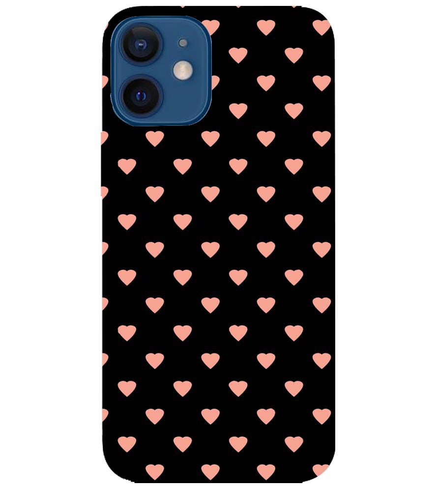 PS1318-Hearts All Over Back Cover for Apple iPhone 12 Mini