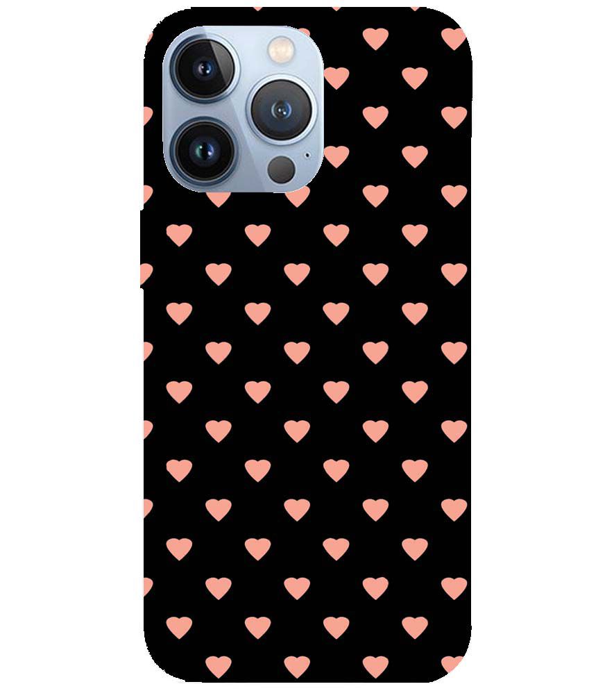 PS1318-Hearts All Over Back Cover for Apple iPhone 13 Pro