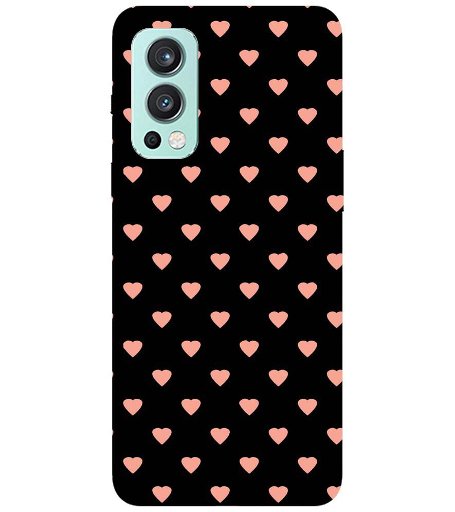 PS1318-Hearts All Over Back Cover for OnePlus Nord 2 5G