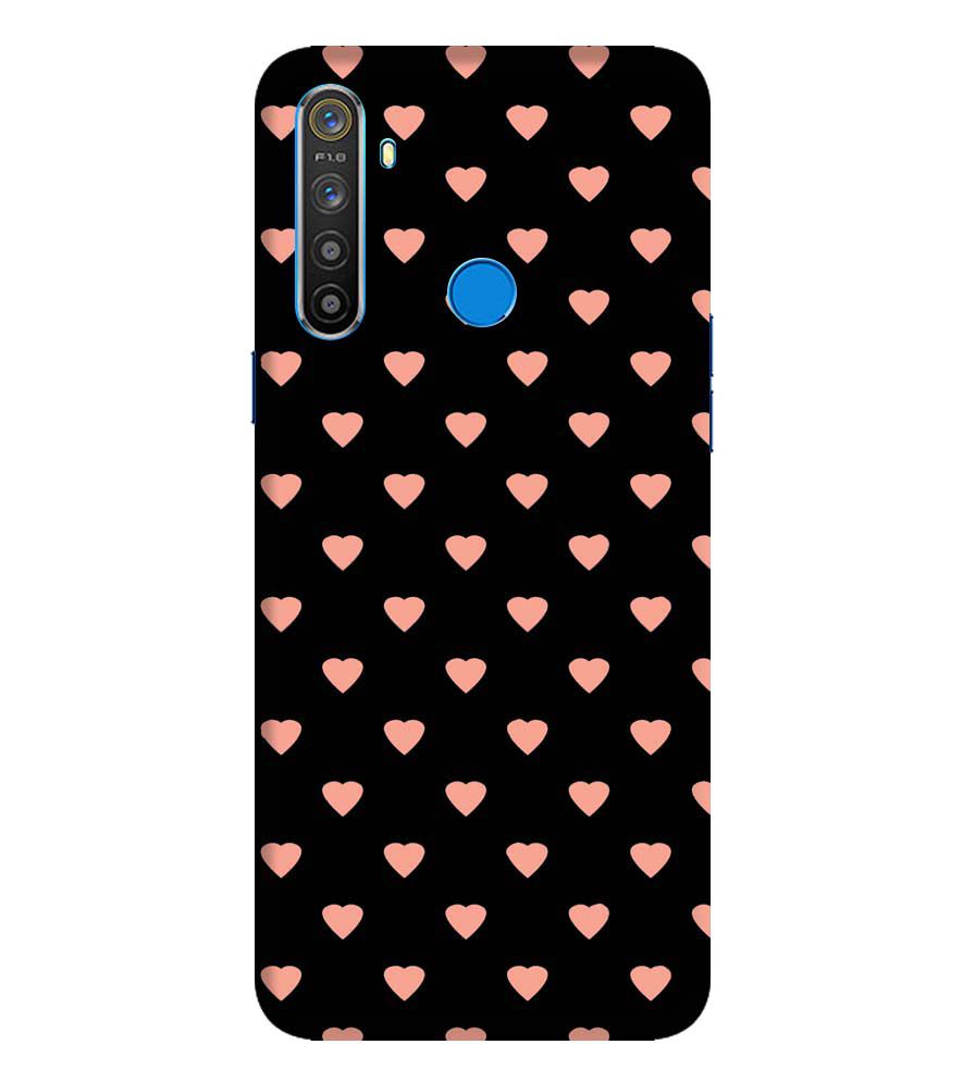 PS1318-Hearts All Over Back Cover for Realme 5