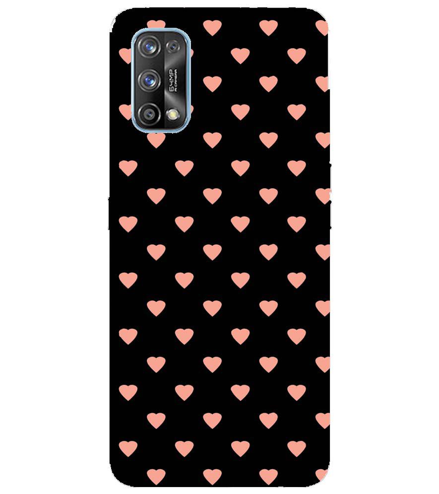 PS1318-Hearts All Over Back Cover for Realme 7 Pro