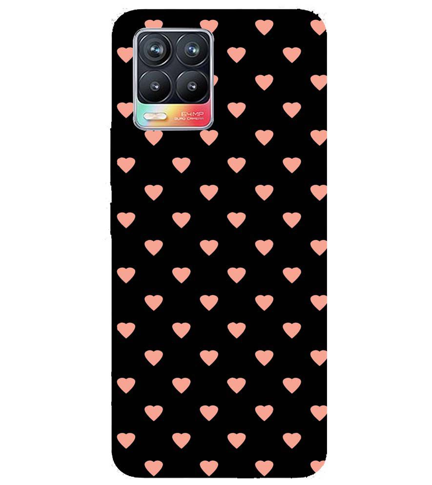 PS1318-Hearts All Over Back Cover for Realme 8