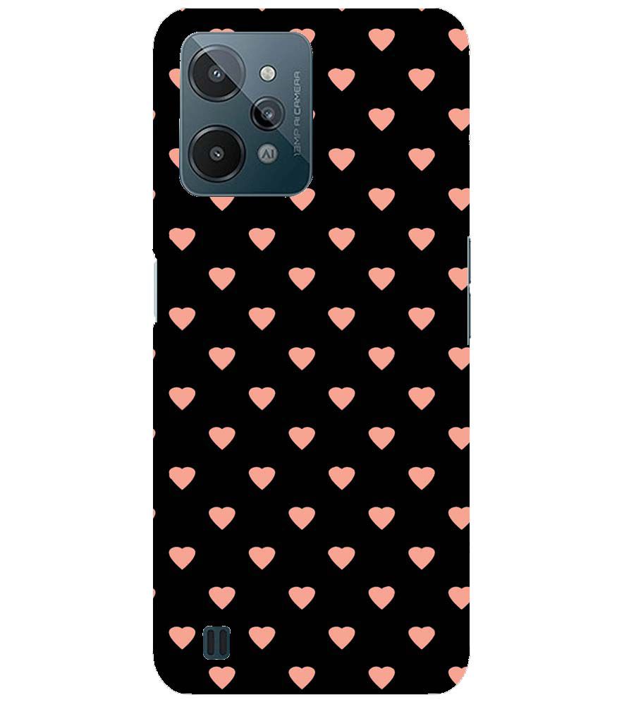 PS1318-Hearts All Over Back Cover for Realme C31