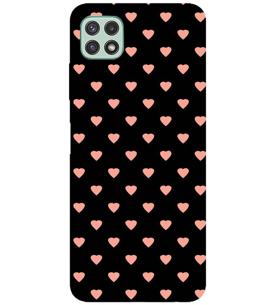 PS1318-Hearts All Over Back Cover for Samsung Galaxy A22 5G