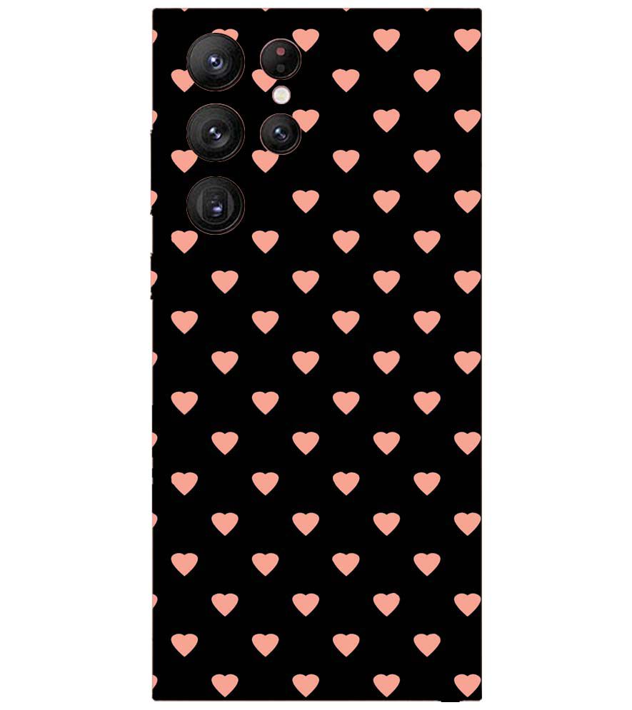 PS1318-Hearts All Over Back Cover for Samsung Galaxy S22 Ultra 5G